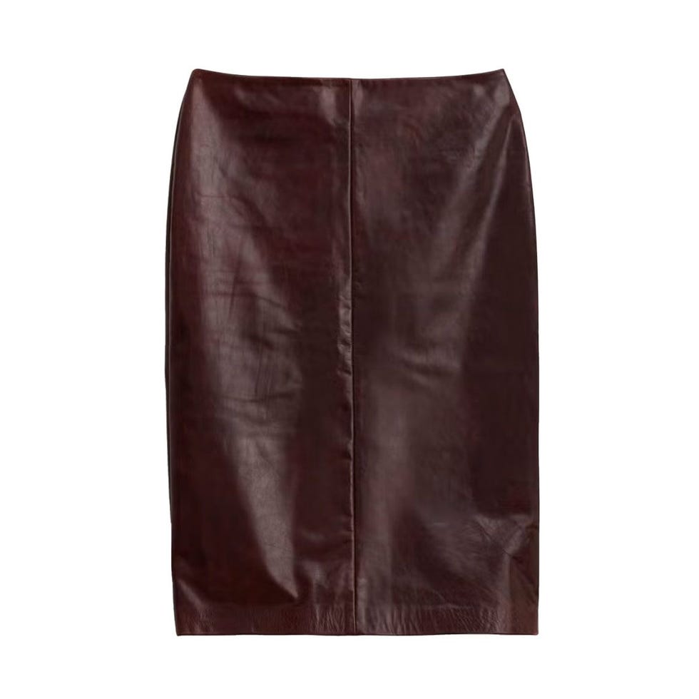 Jupe en cuir