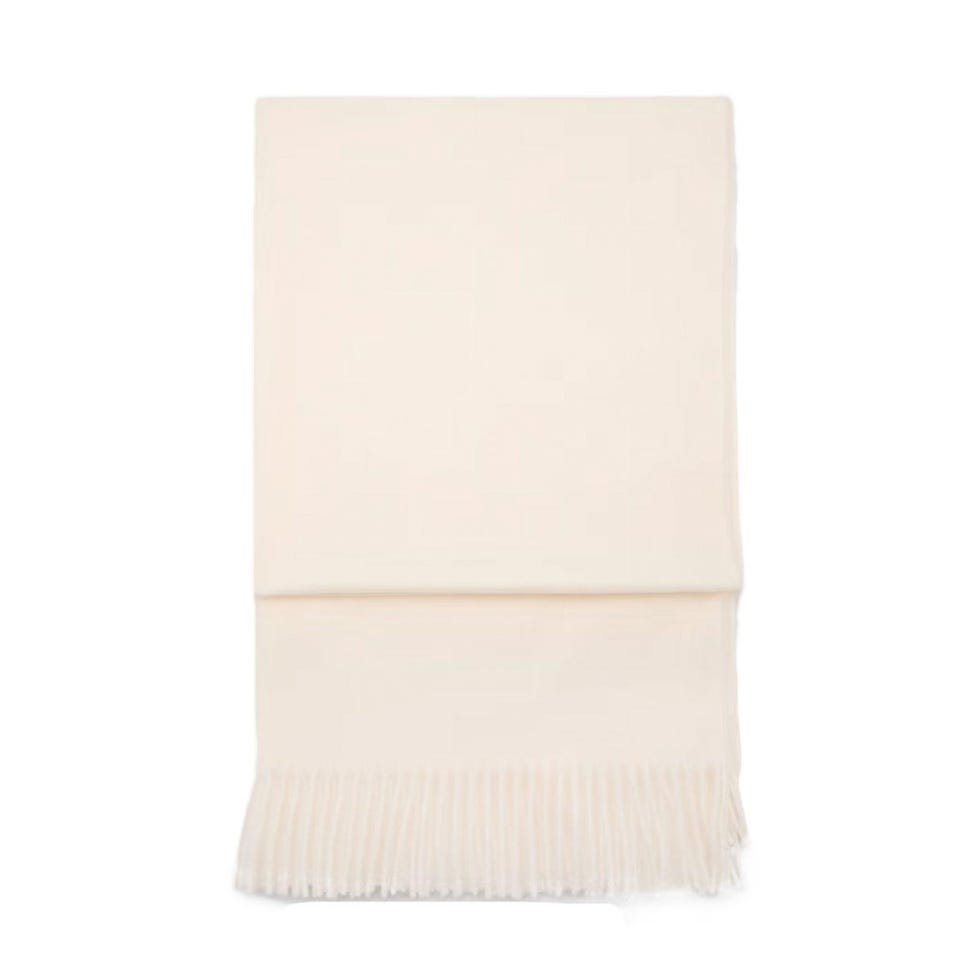 Écharpe à bords frangés