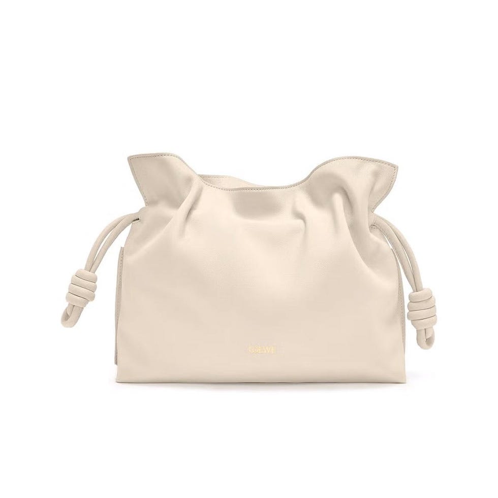 Pochette à cordon en cuir flamenco