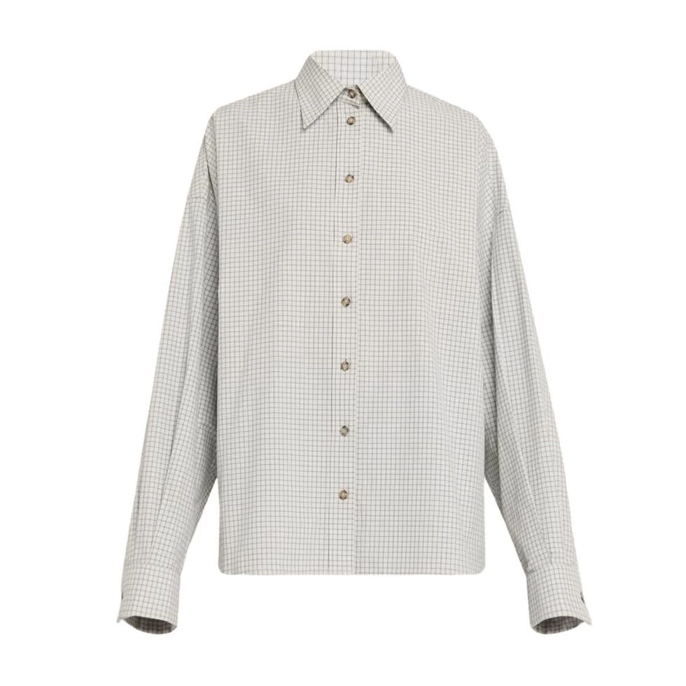 Chemise boyfriend boutonnée à carreaux Harvey Chemise boyfriend boutonnée à carreaux Harvey