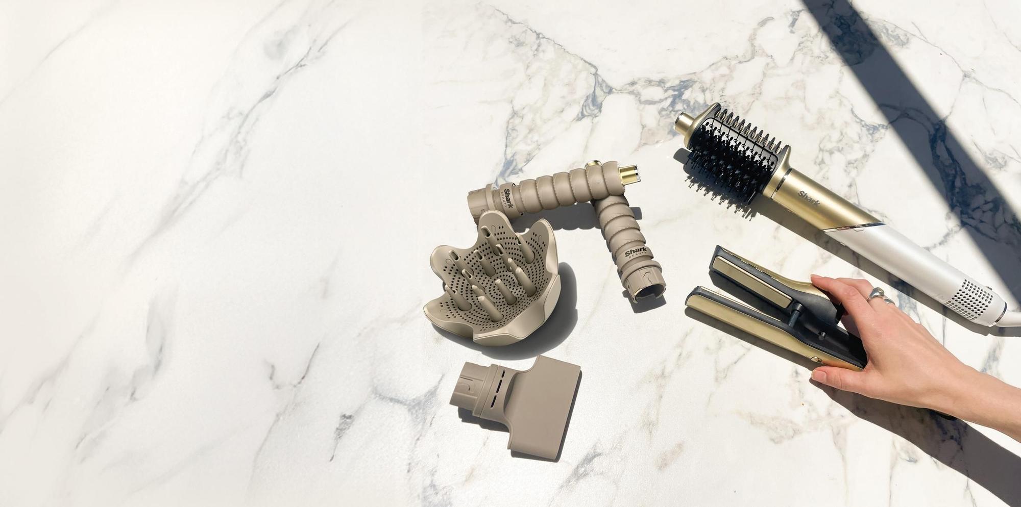 Shark Glam Styler et sèche-linge avec lisseur pour un lissage sans frisottis ni ondulations