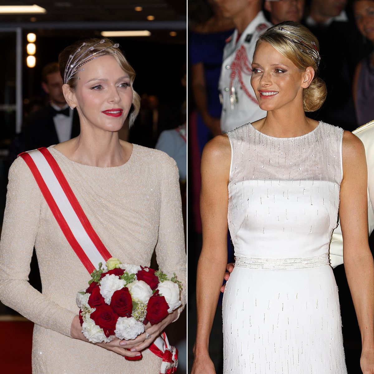 Charléne de Monaco sauve le diadème de son mariage quatorze ans plus tard.