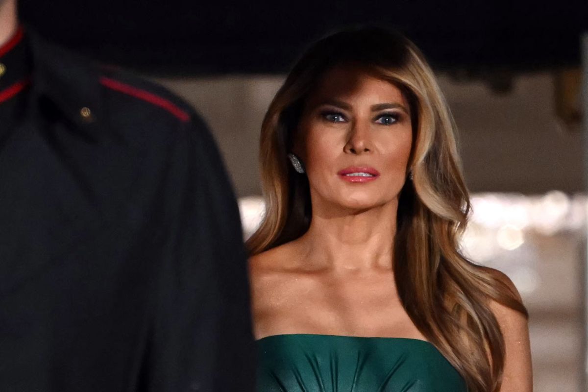 Melania Trump, más elegante que nunca en una cena de gala en la Casa Blanca.