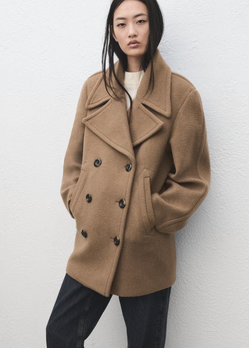 Manteau en laine Manteco style homme