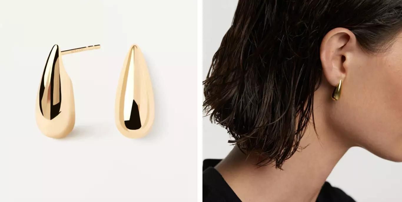 Boucles d'oreilles en forme de goutte