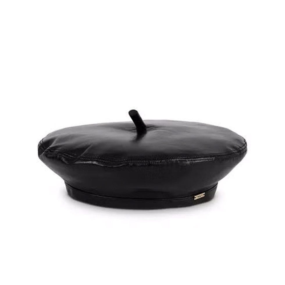 Béret en cuir Carter