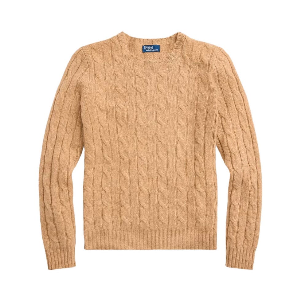 Pull emblématique en cachemire torsadé