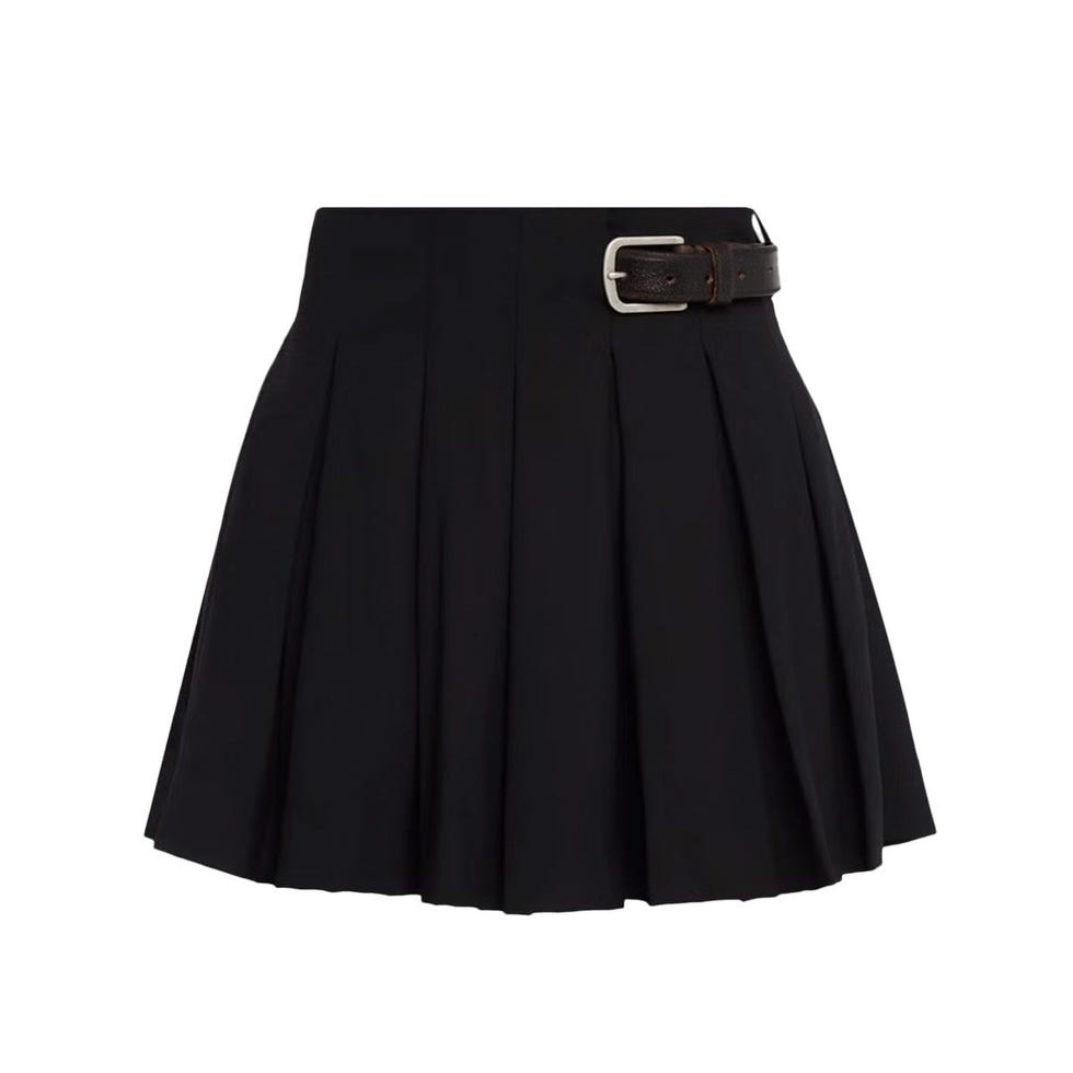 Minijupe plissée Adeline