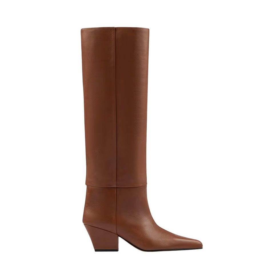 Bottes hauteur genou en cuir Jane