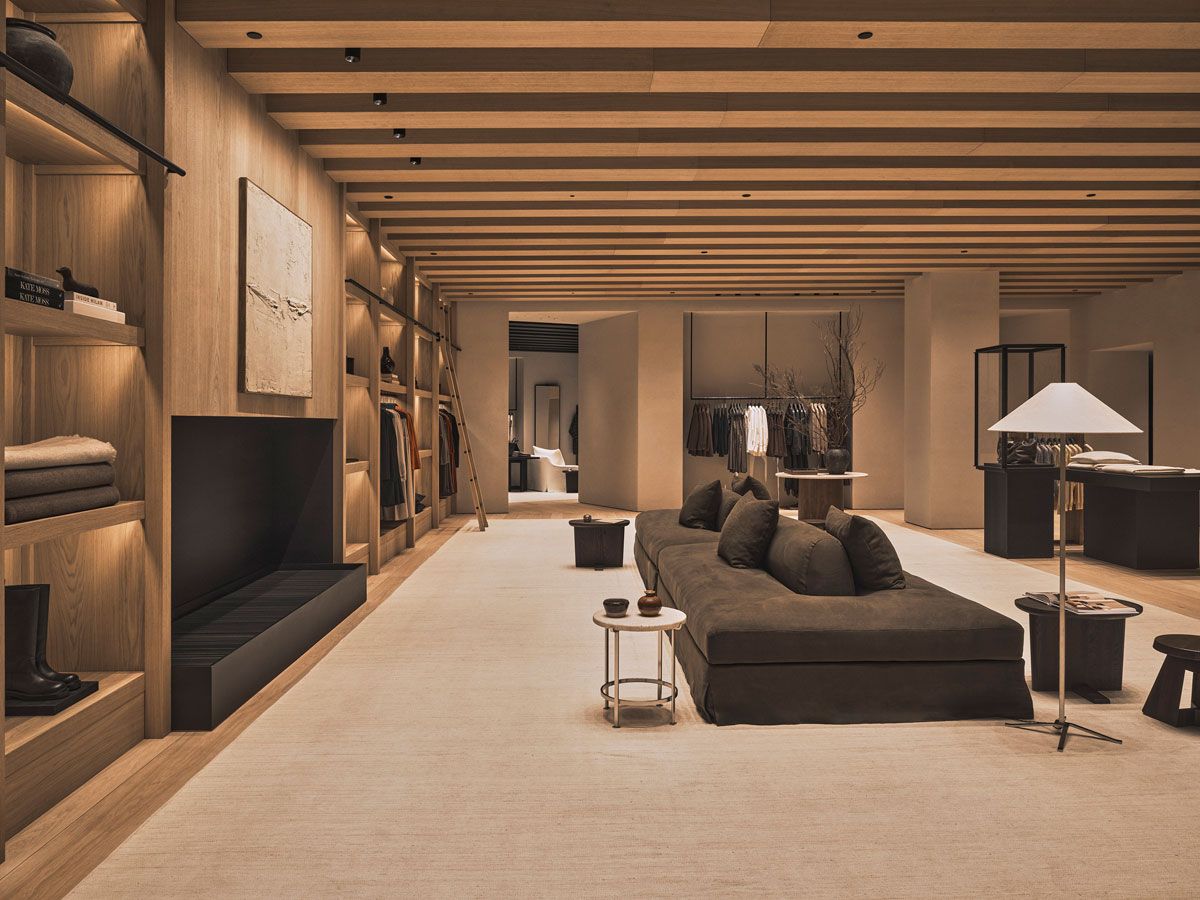 Le 'salon' centre du nouveau magasin Zara