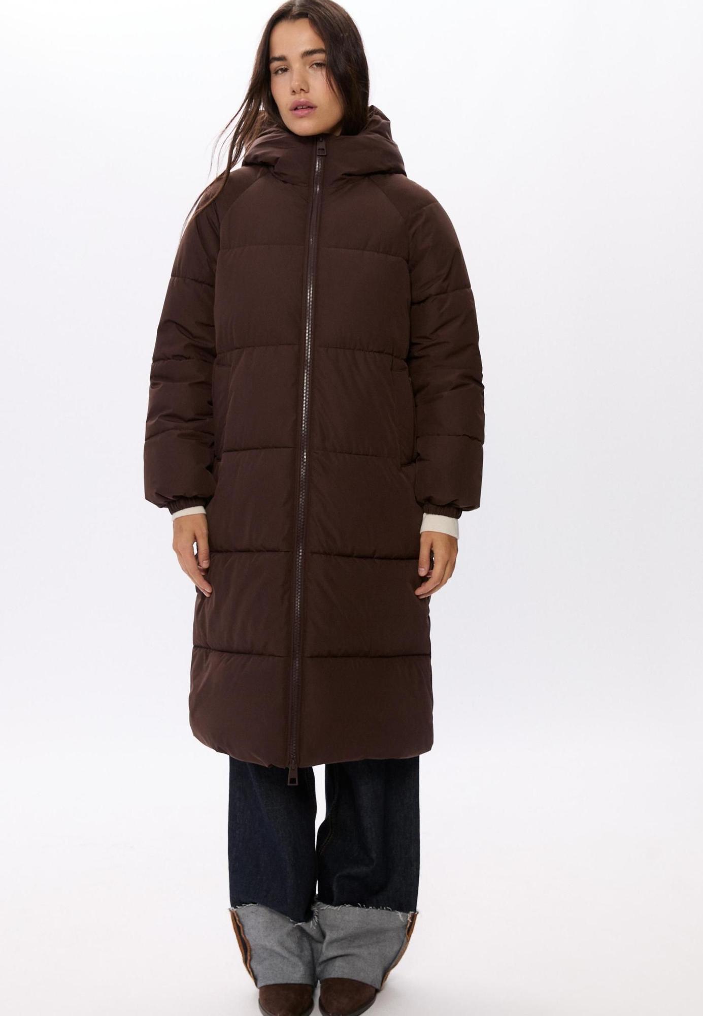 Doudoune marron chocolat
