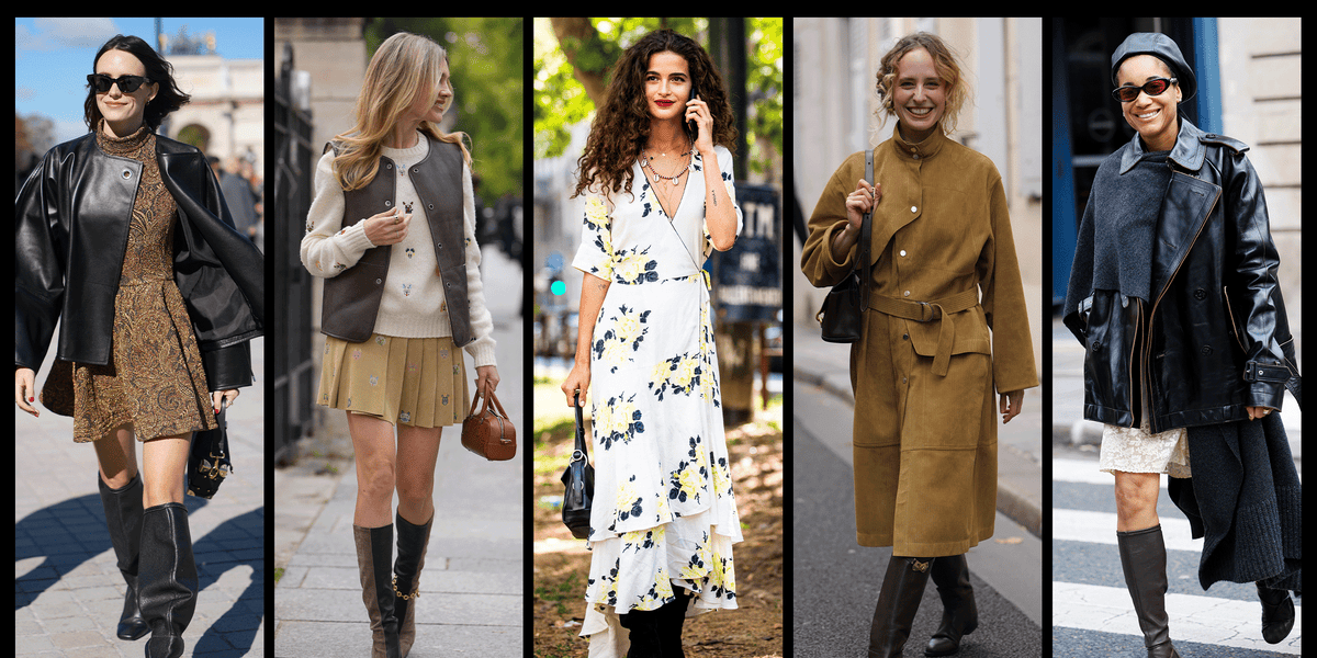 8 nouvelles façons de porter des bottes hauteur genou cet automne