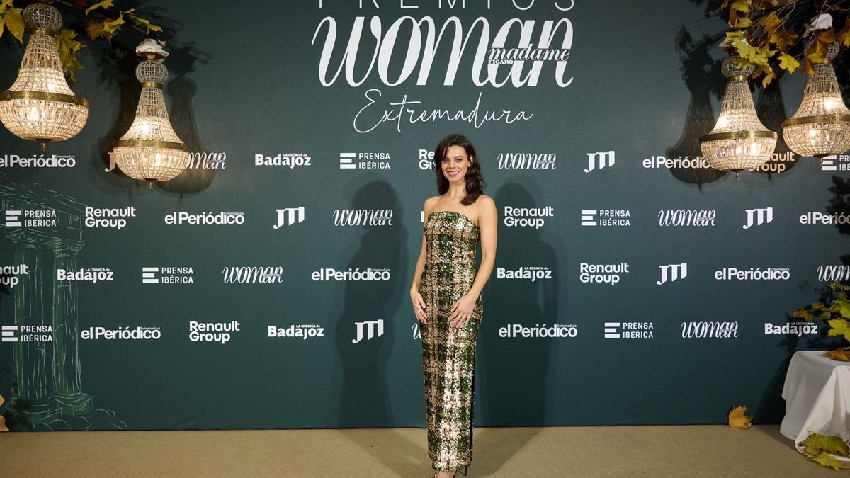 Clara Alvarado en los Premios Woman Extremadura