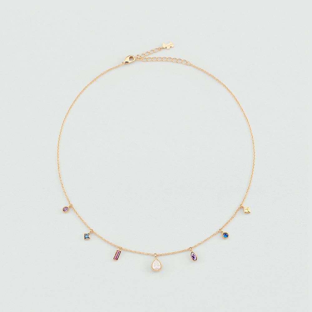 Collier de perles dorées