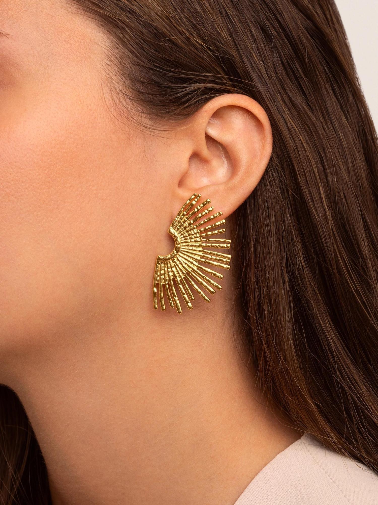 Boucles d'oreilles maxi demi-lune