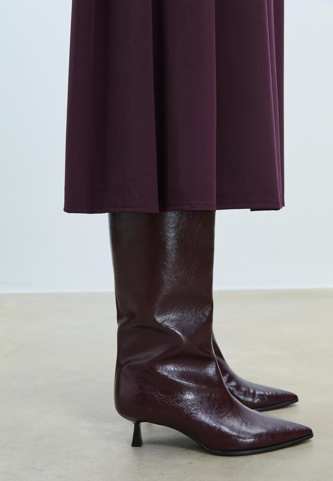 Bottes hautes marron