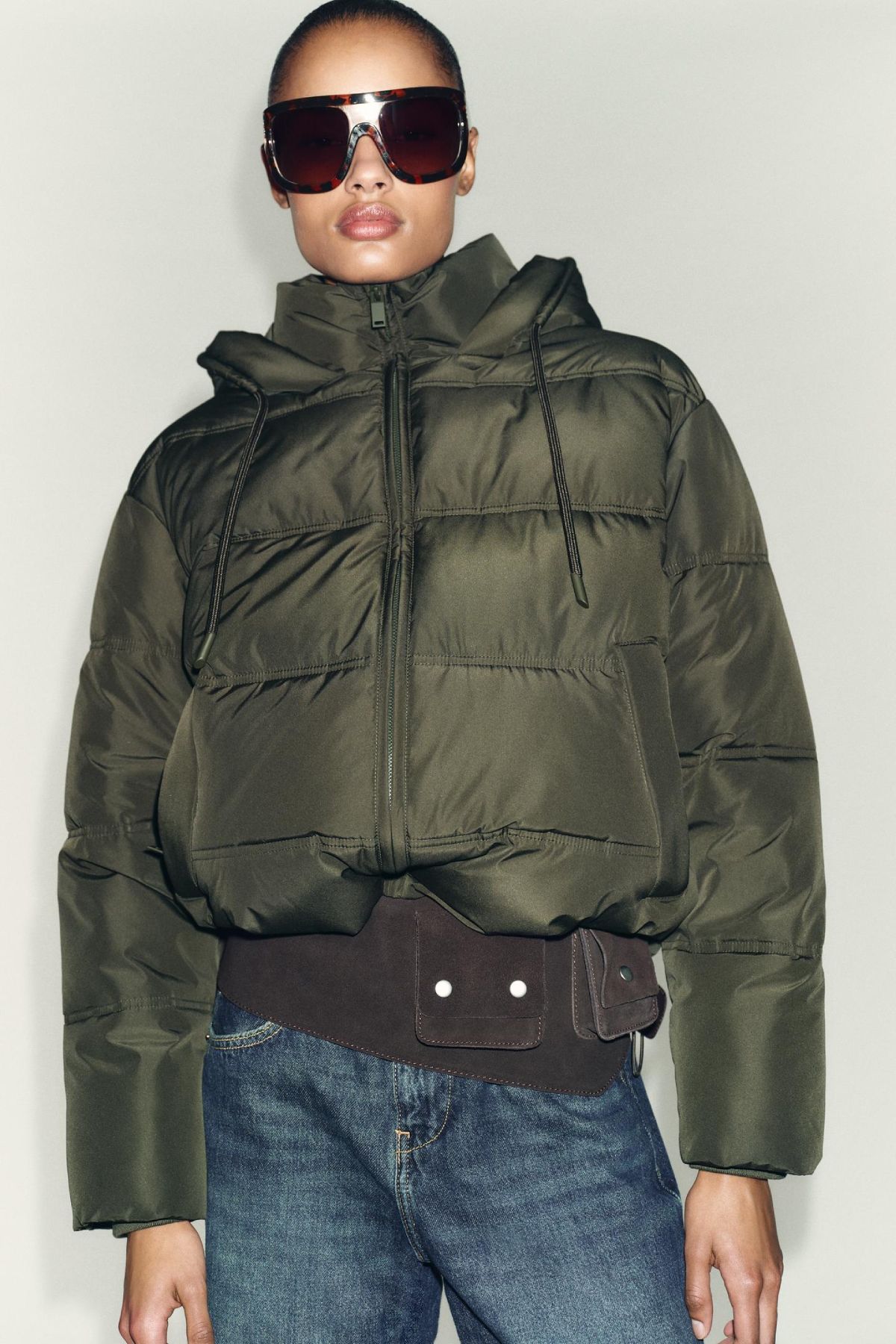 Anorak matelassé de Zara (22,99 euros).
