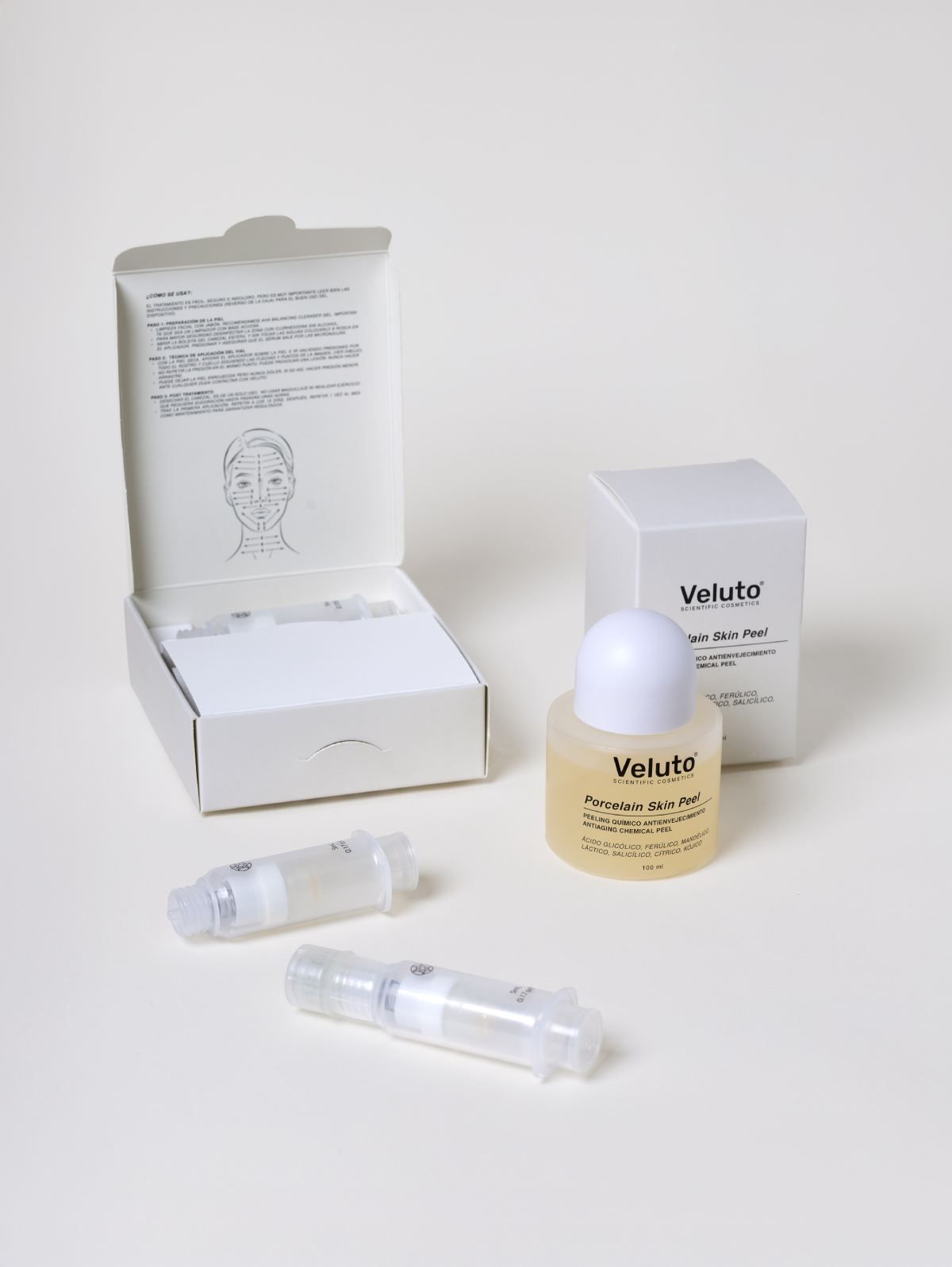 Peeling de la peau en porcelaine Veluto