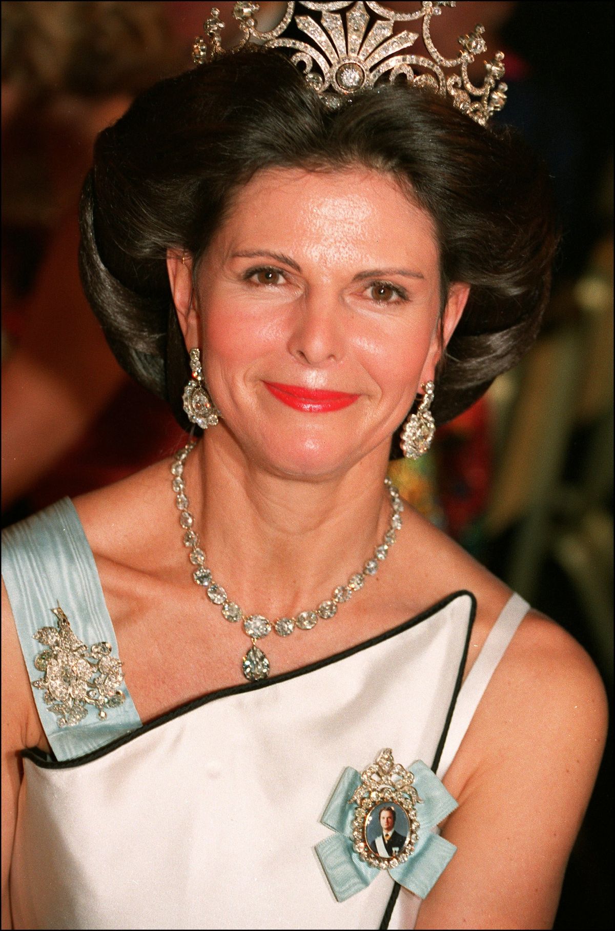 La reine Silvia aux prix Nobel 1994.