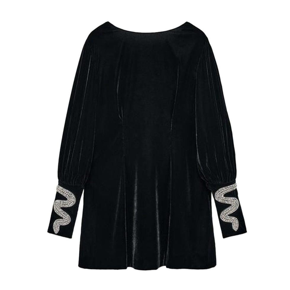 Mini-robe en velours