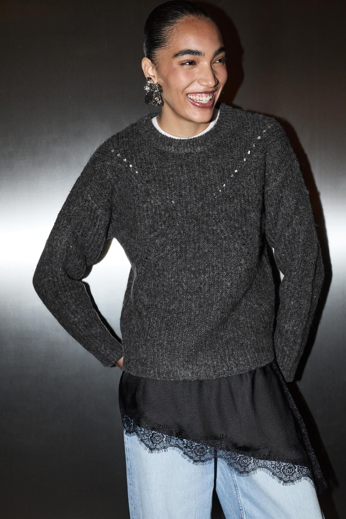 Pull en maille anglaise