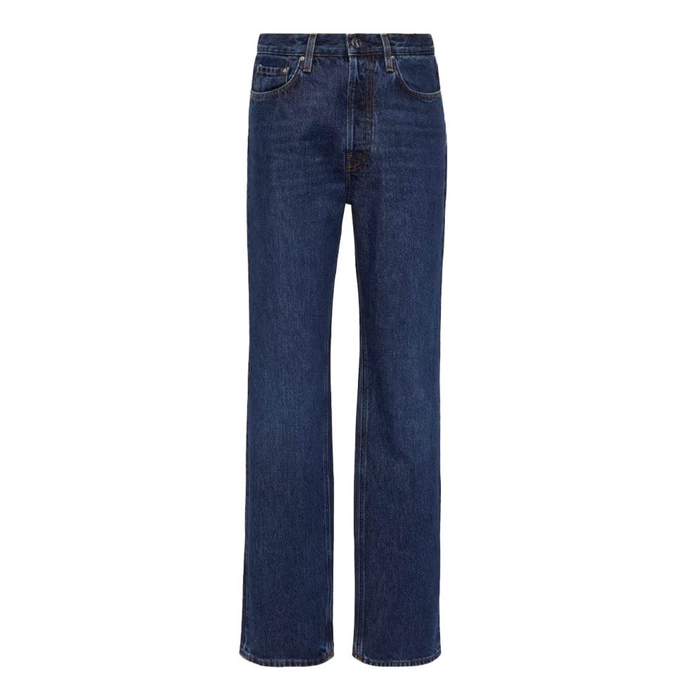 Jean à jambe droite