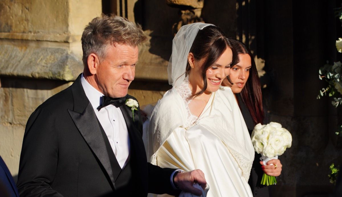 Los detalles del vestido de novia de la hija del chef Gordon Ramsay