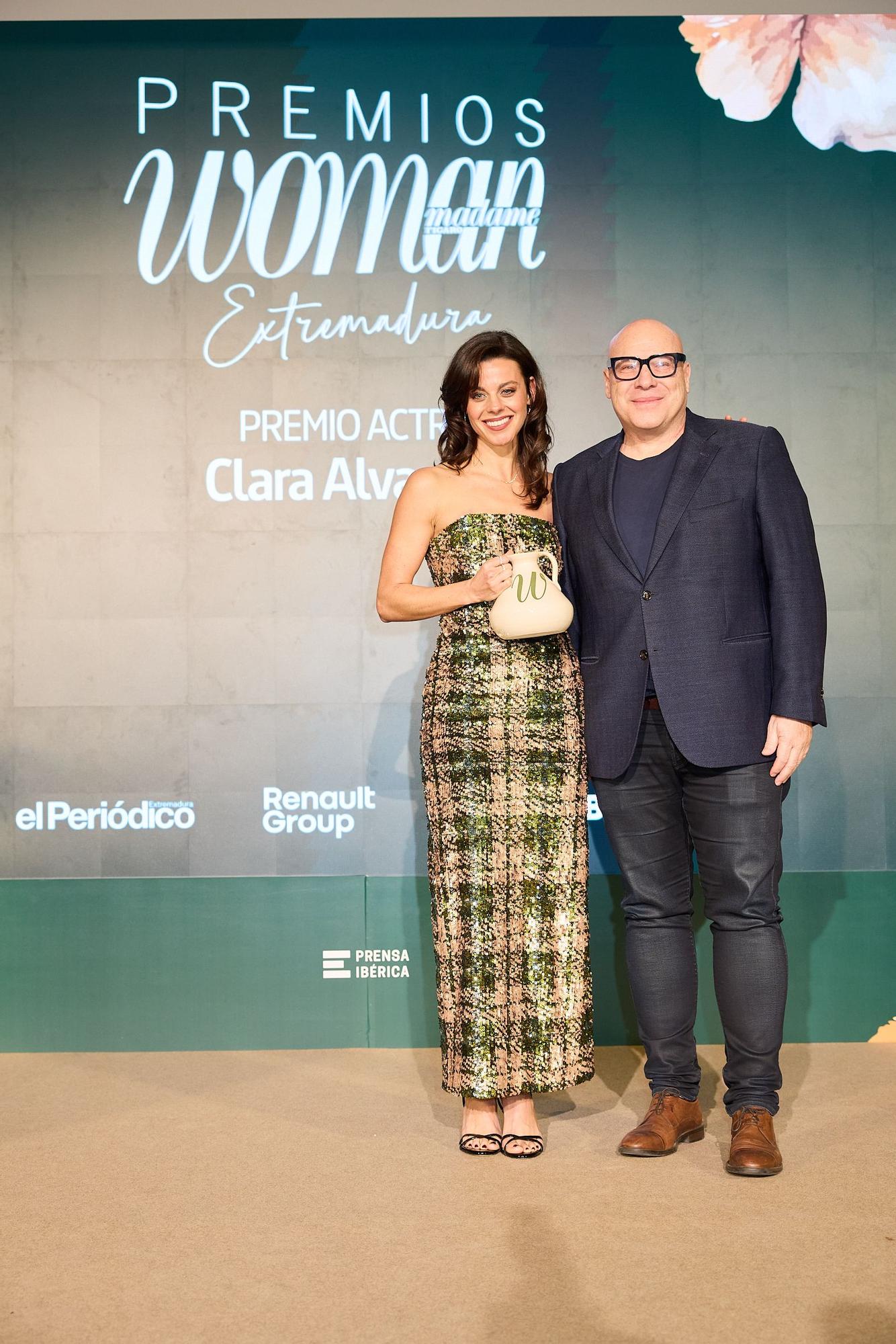 Clara Alvarado reçoit le Prix d'Actrice Femme d'Estrémadure
