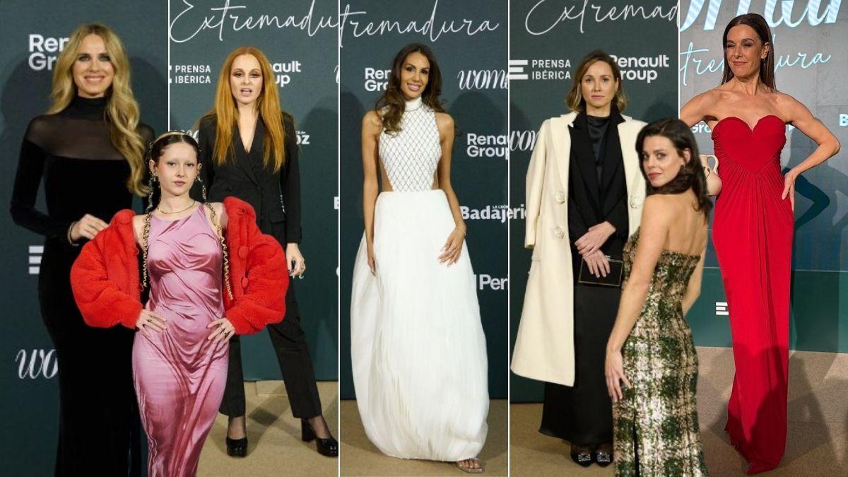 La alfombra roja de los I Premios Woman Extremadura