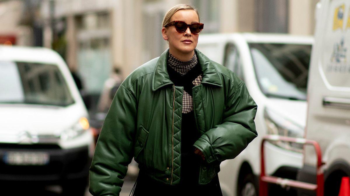 Los abrigos plumíferos verdes de Zara