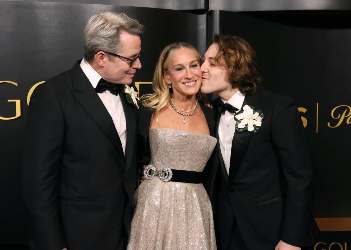 Sarah Jessica Parker avec son mari, Matthew Broderick, et leur fils, James Wilkie Broderick
