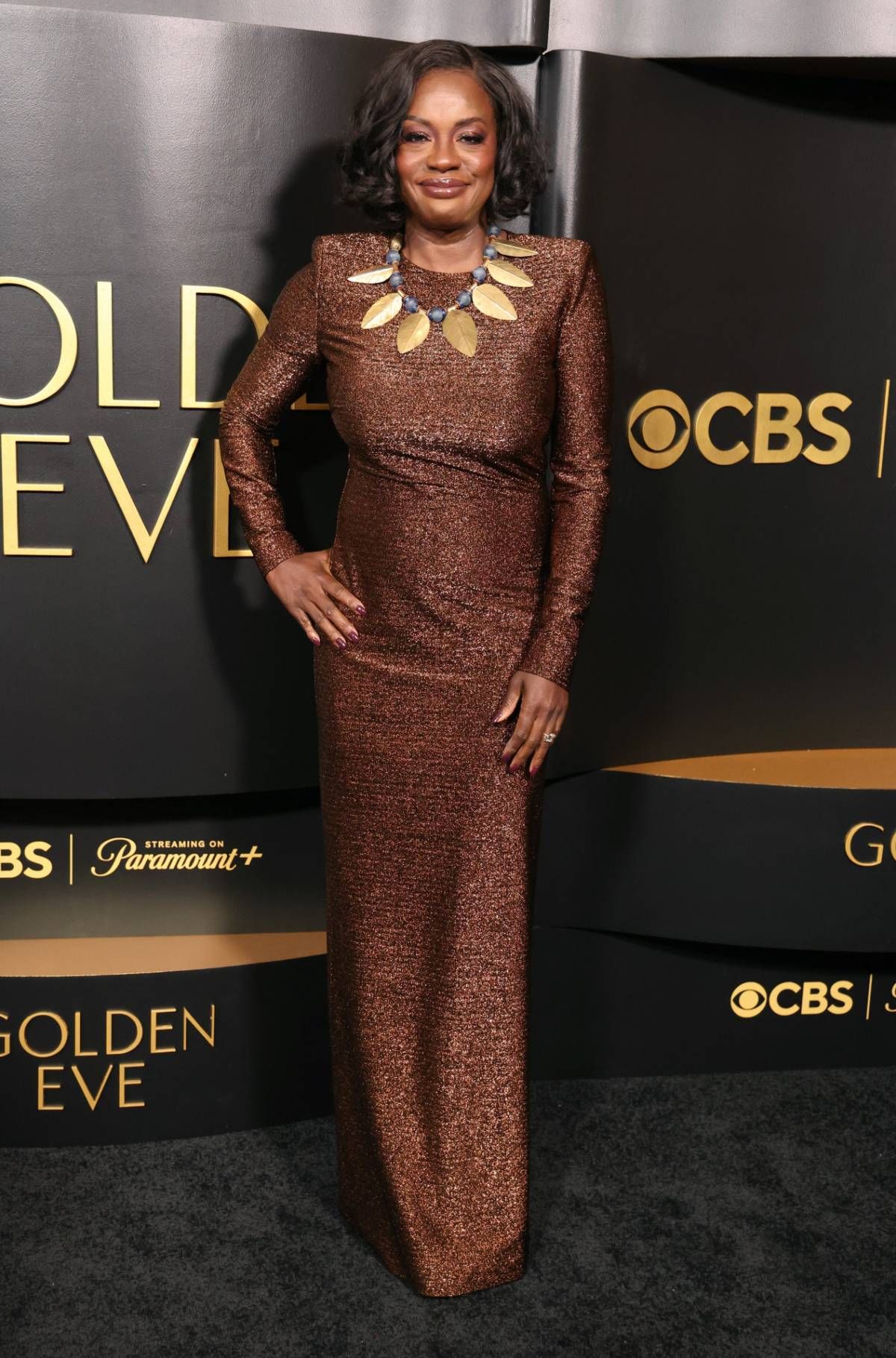 Viola Davis à la cérémonie d'honneur des Golden Globes