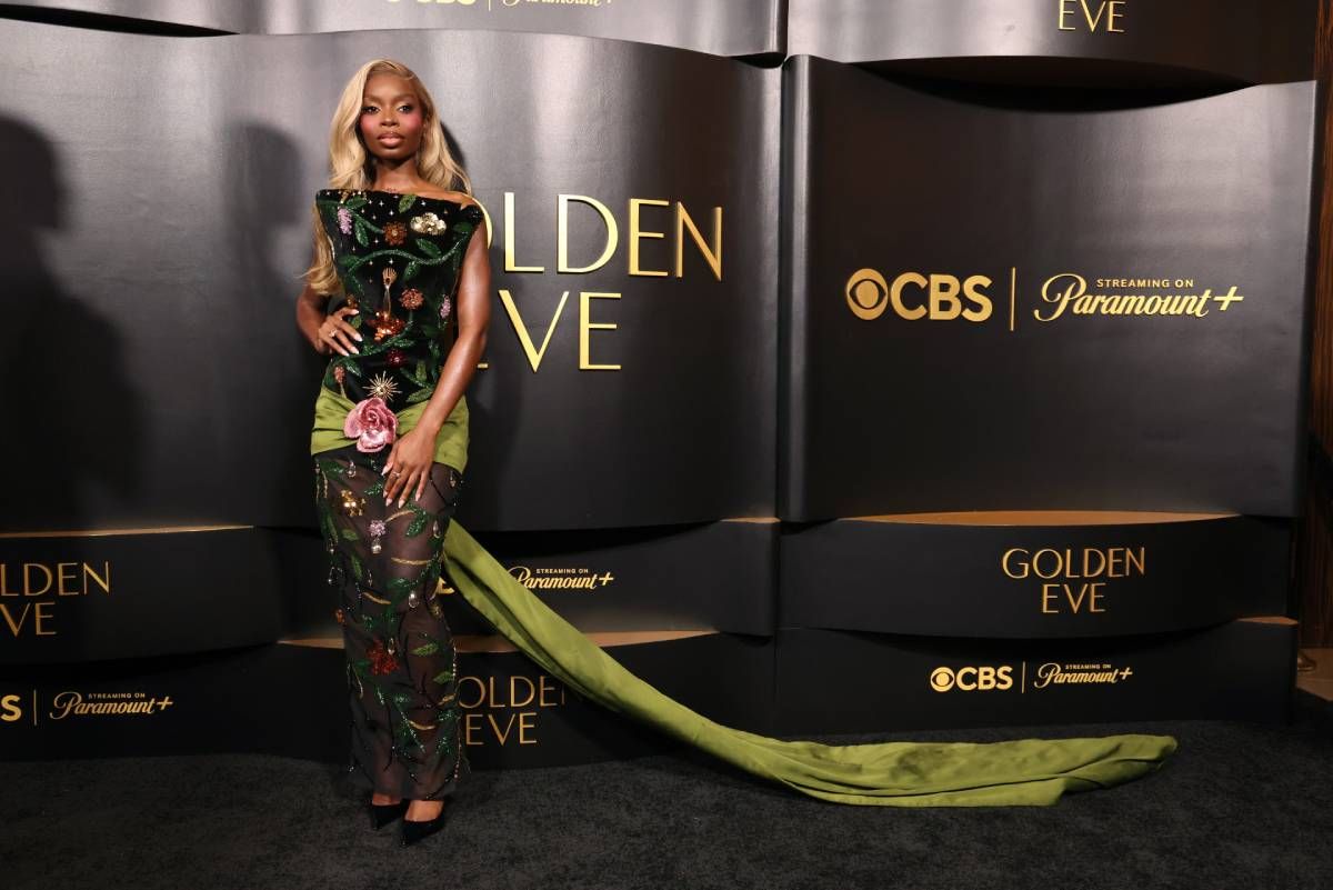 Olandria Carthen à la cérémonie d'honneur des Golden Globes