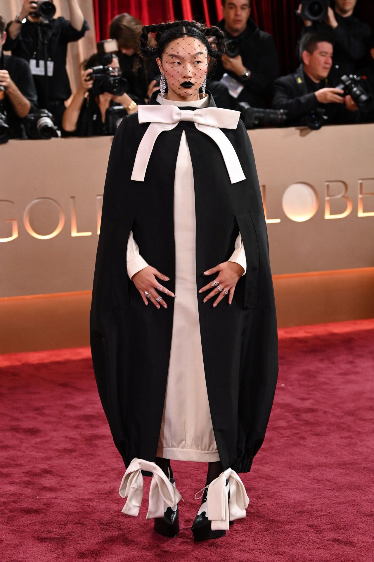 Audrey Nuna aux Golden Globes 2026