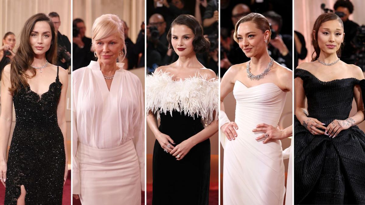 Los looks en blanco y negro de los Globos de Oro 2026