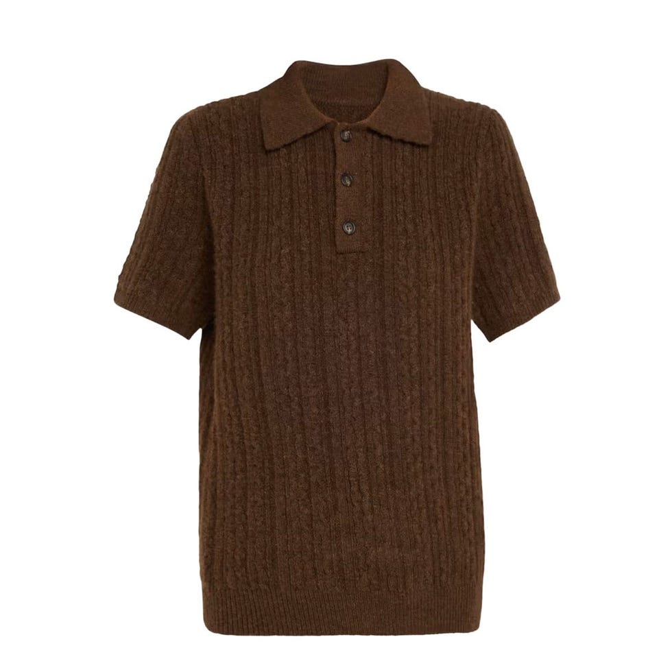 Polo en tricot torsadé 