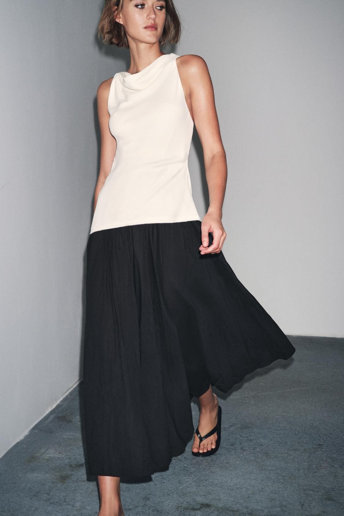 Robe dos nu combinée