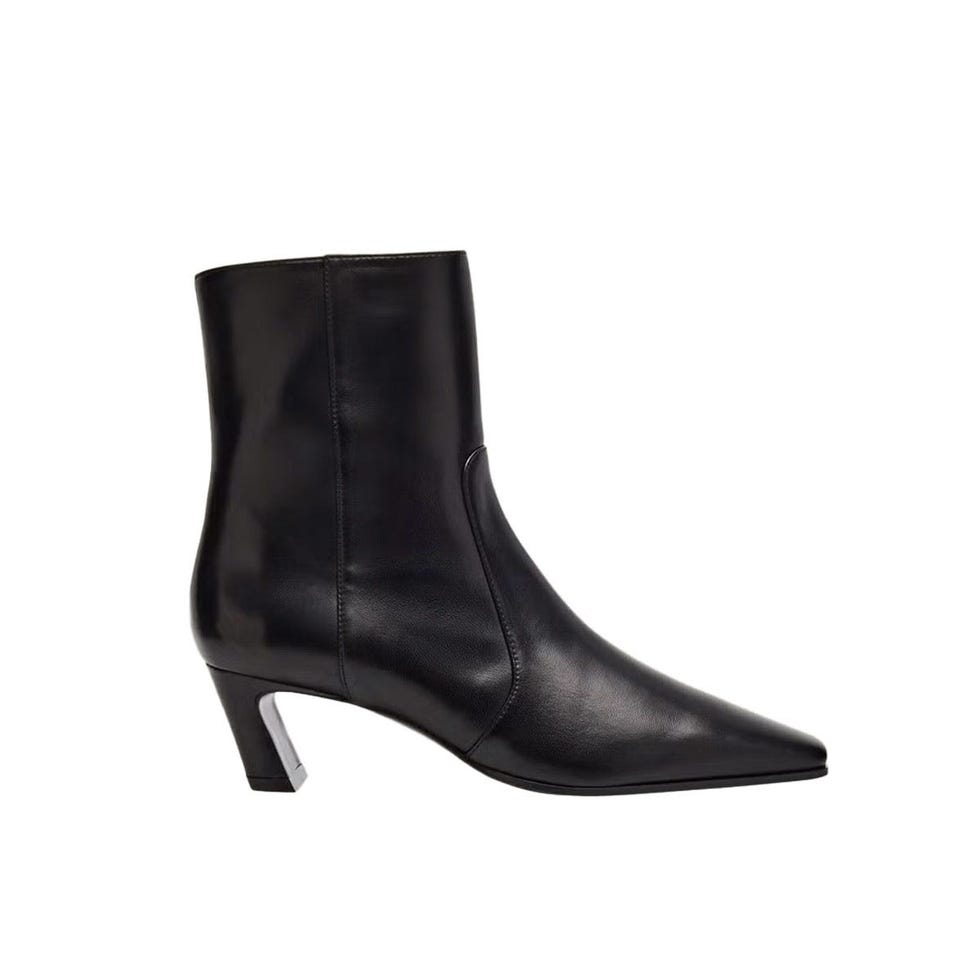 Bottines zippées en cuir Stassi 50 mm