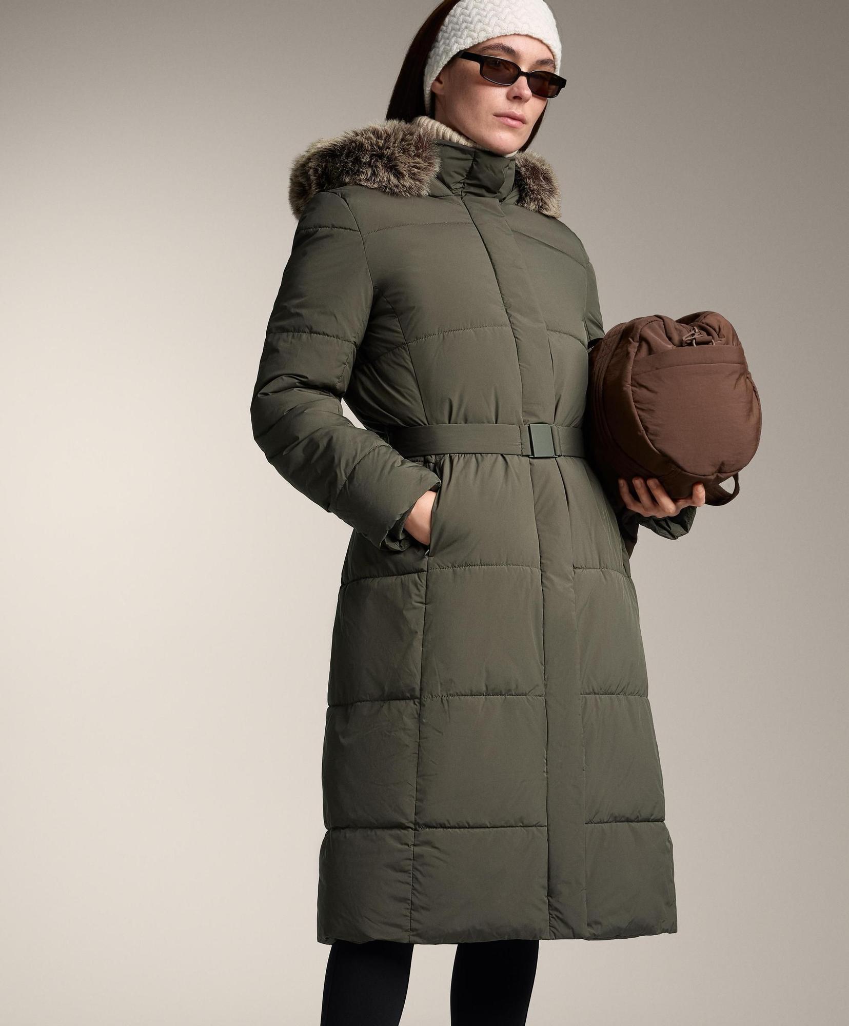 Doudoune longue matelassée thermique