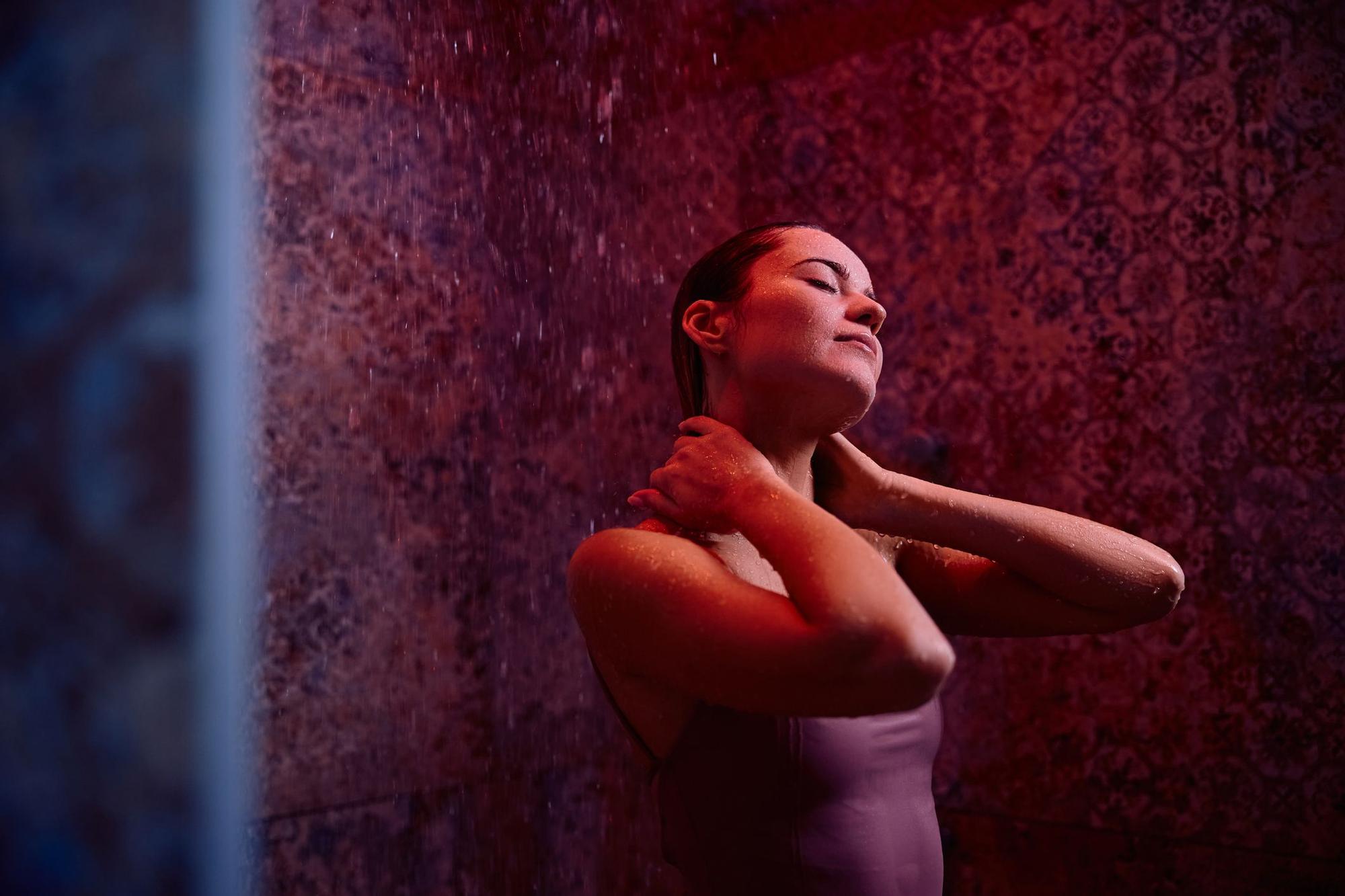 Ducharse con luz roja, beneficios