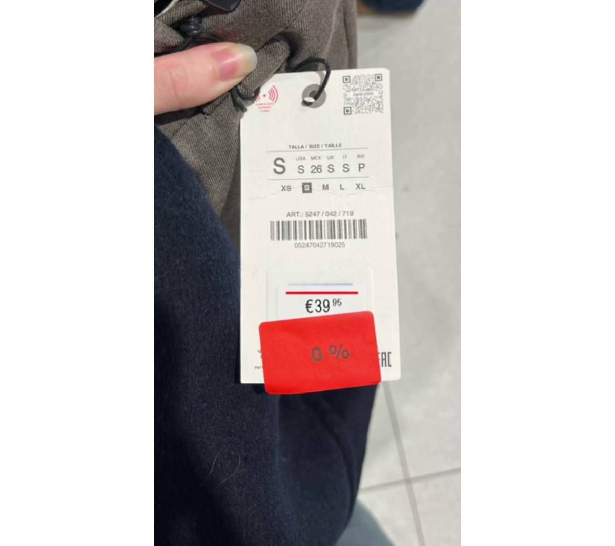 La griffe avec 0% de remise sur les soldes Zara