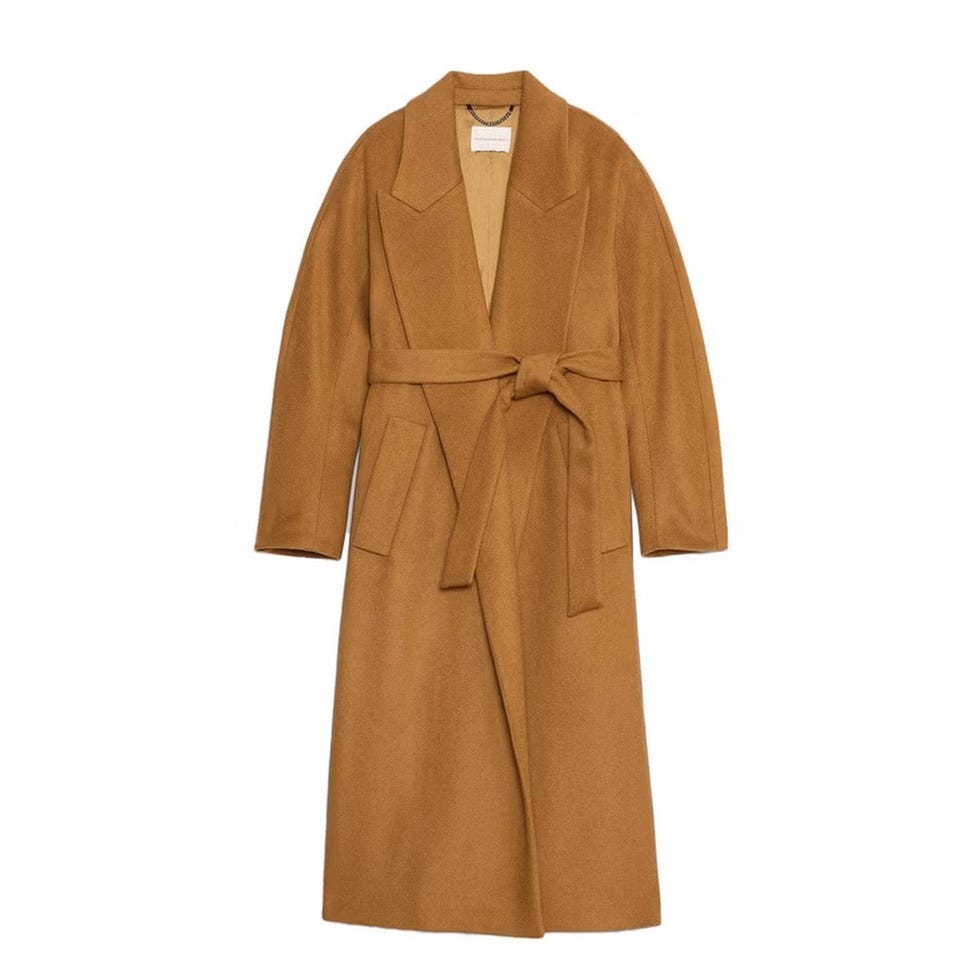 Manteau portefeuille italien en laine et cachemire