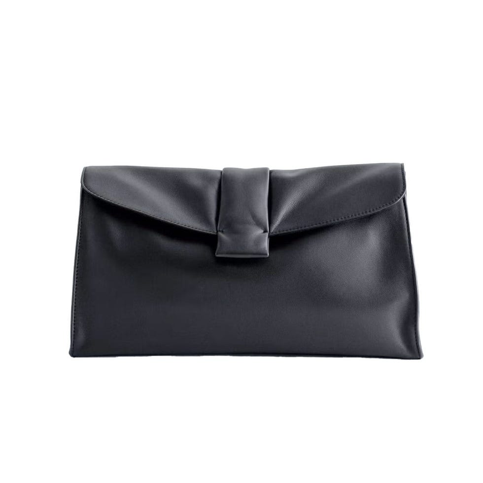 Pochette en cuir souple