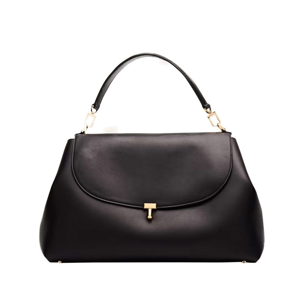 Sac cartable en cuir T-Lock