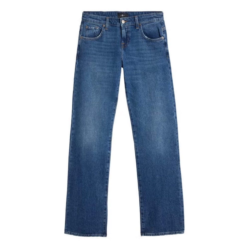 Jean droit taille basse 