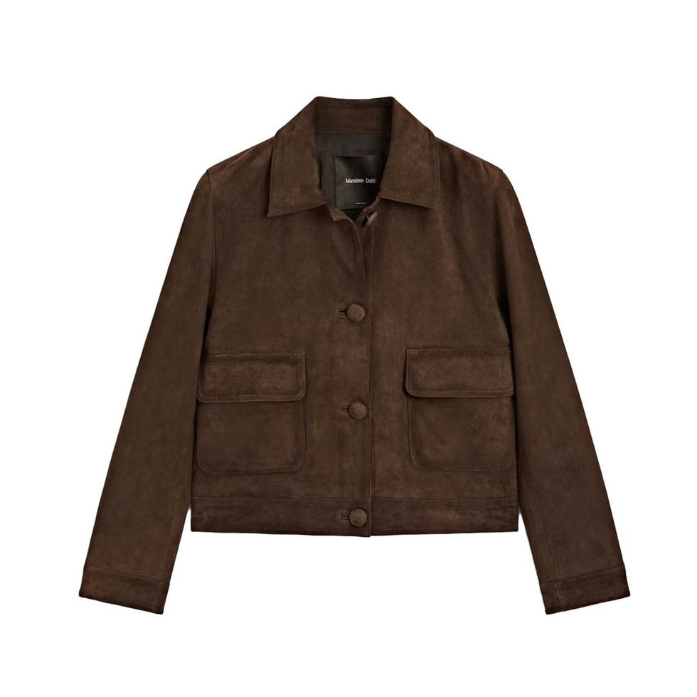 Veste courte en daim