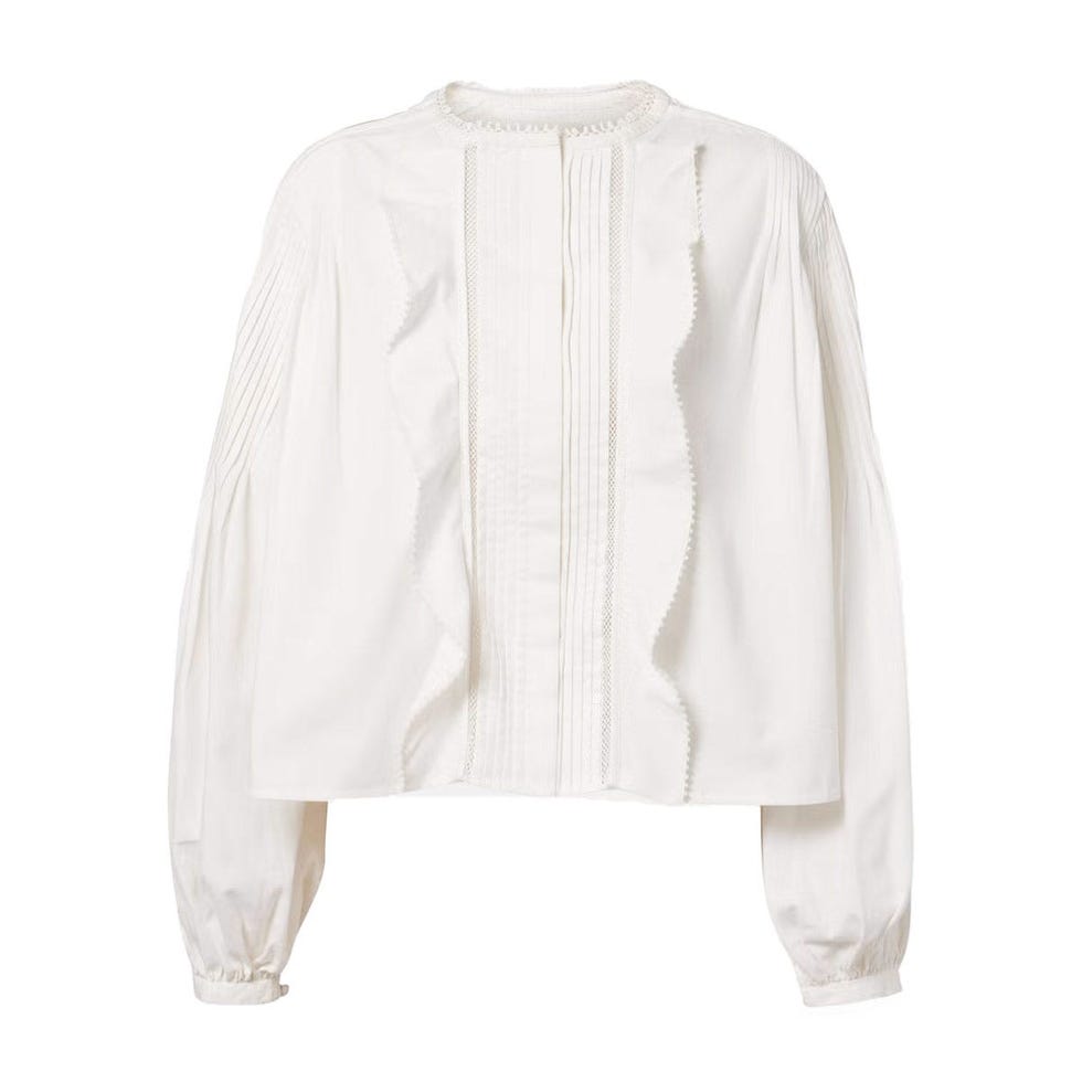 Blouse en coton à volants Cubraly