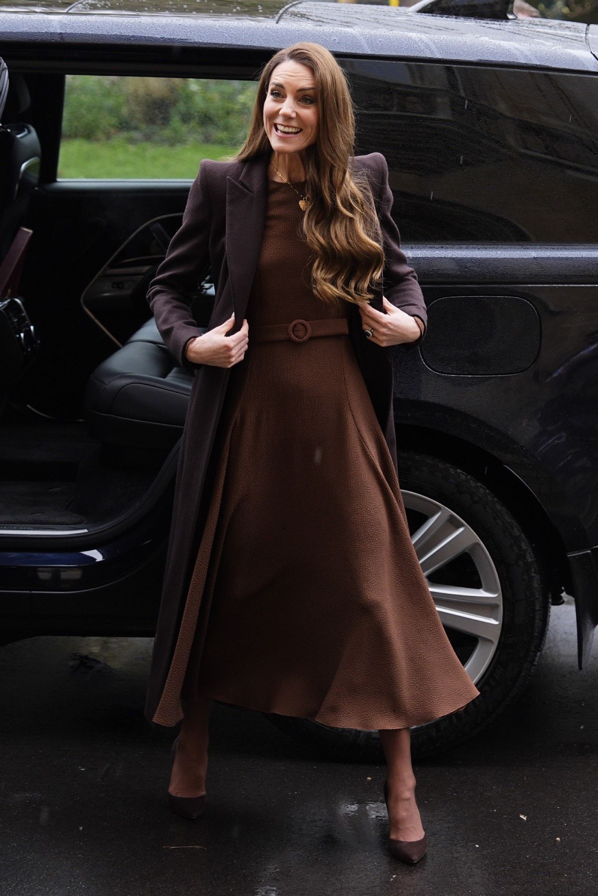 Le look complet de la princesse de Galles pour sa visite avec la nouvelle archevêque, Sarah Mullally
