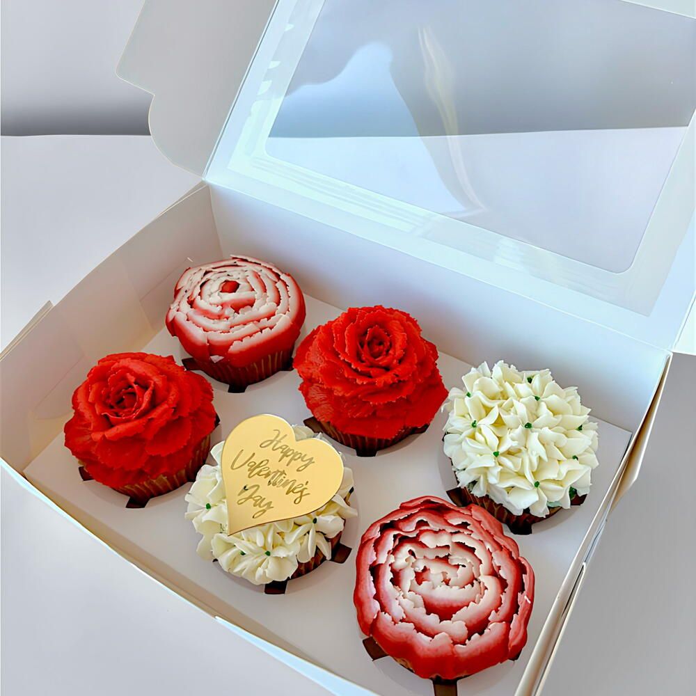 Cupcakes en forme de fleur