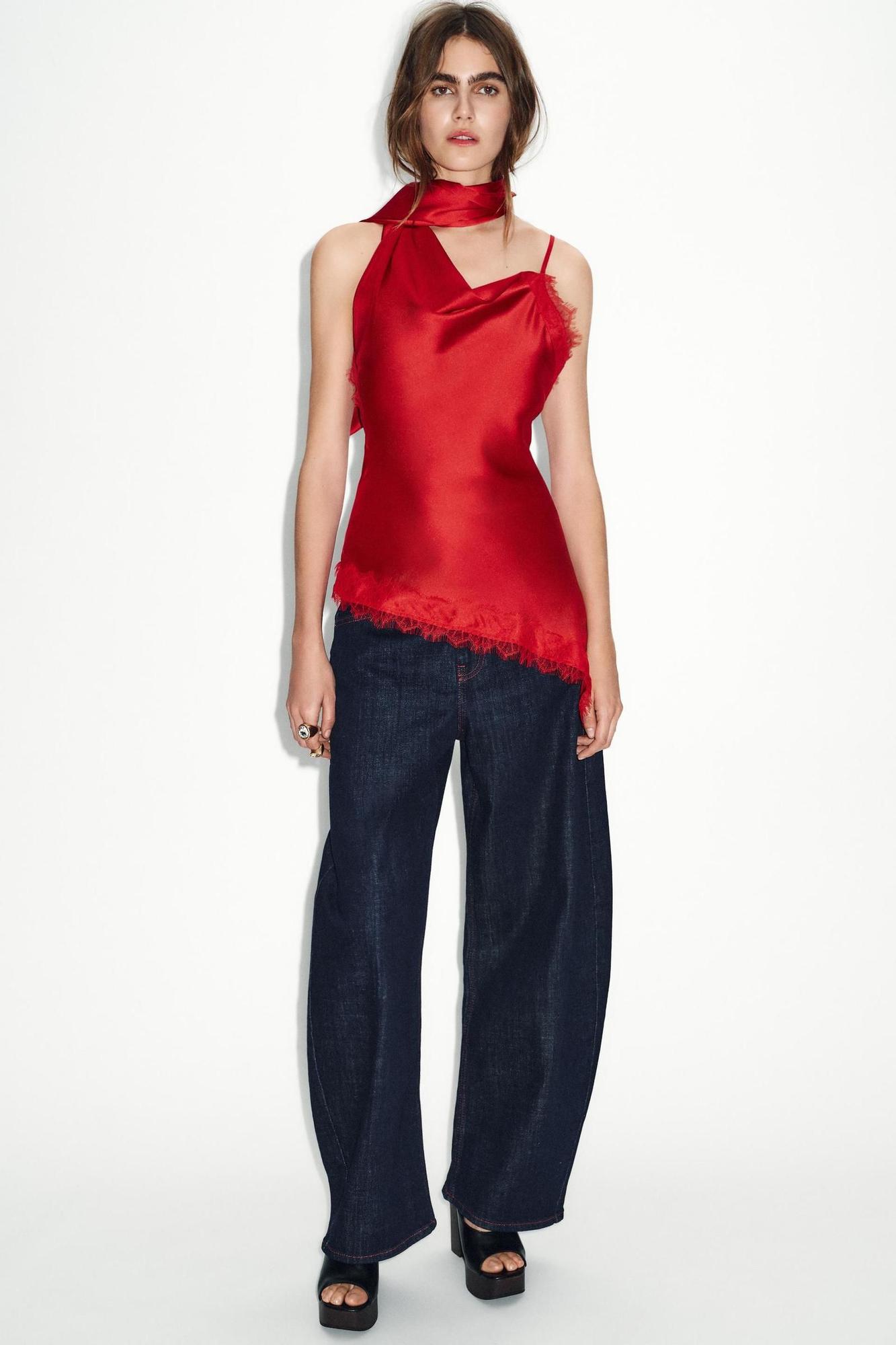 Ensemble lingerie top et jean